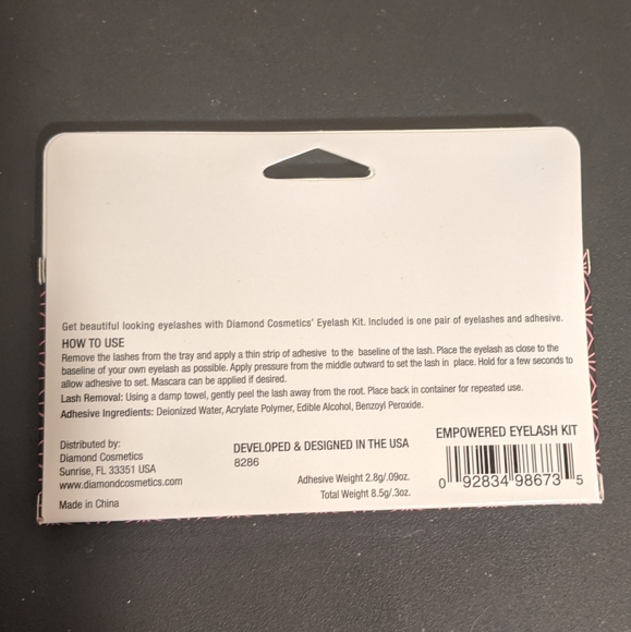 SALE Diamond Sparkle Eyelash Kit Orange Red Empowered False Eyelashes - Picture 2 of 3